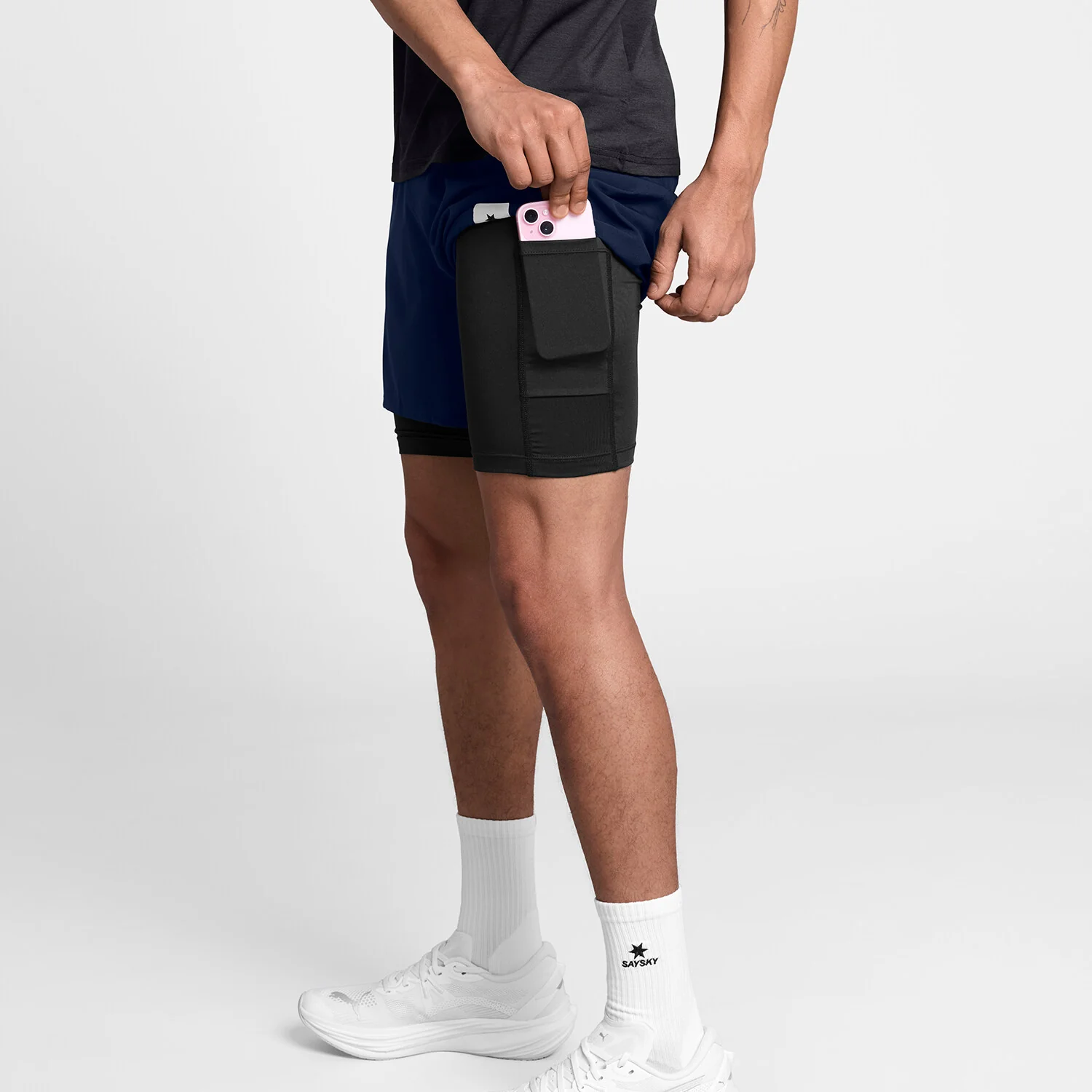 2 in 1 Pace Shorts 5'' - Image 4