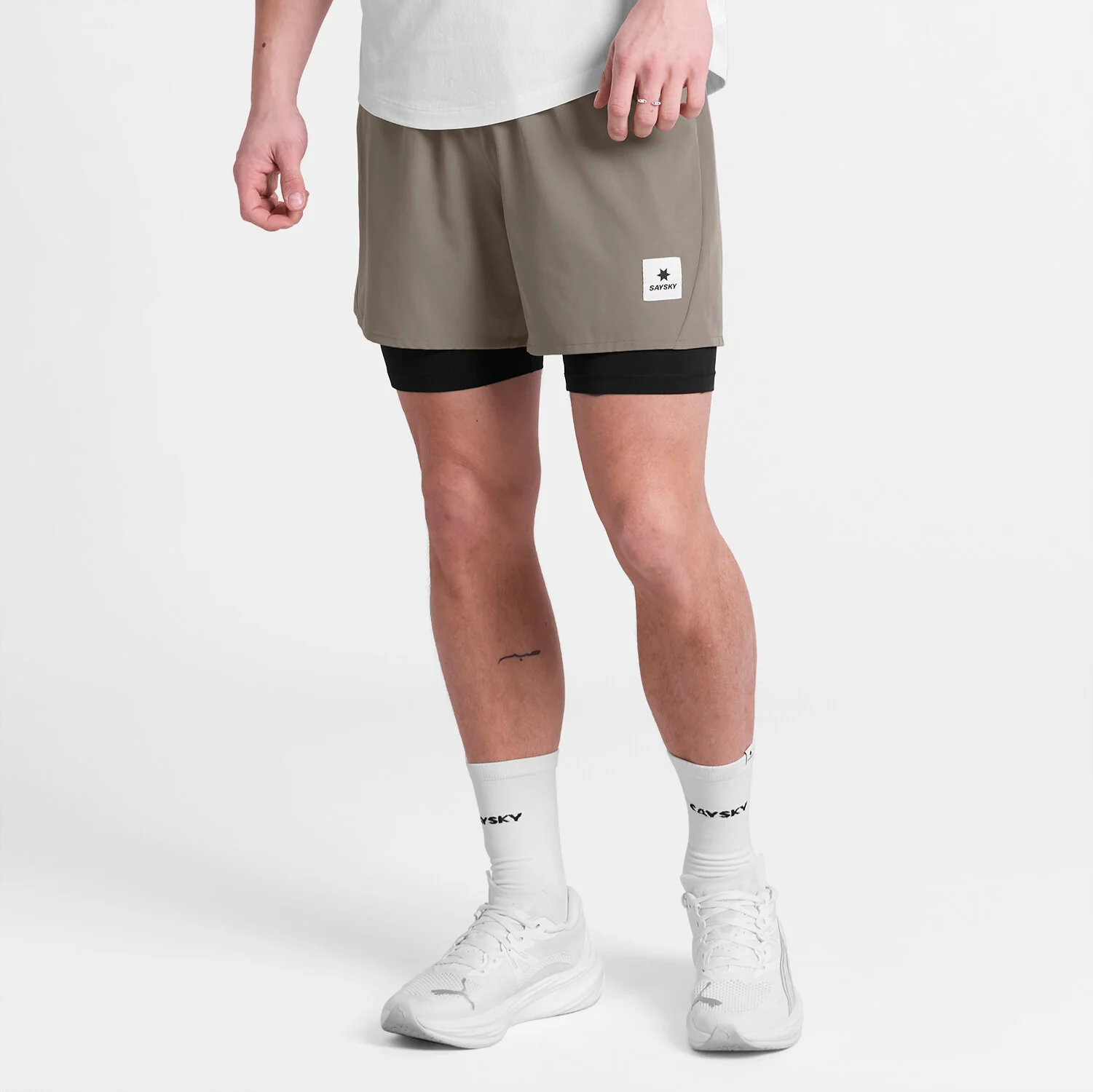 2 in 1 Pace Shorts 5''