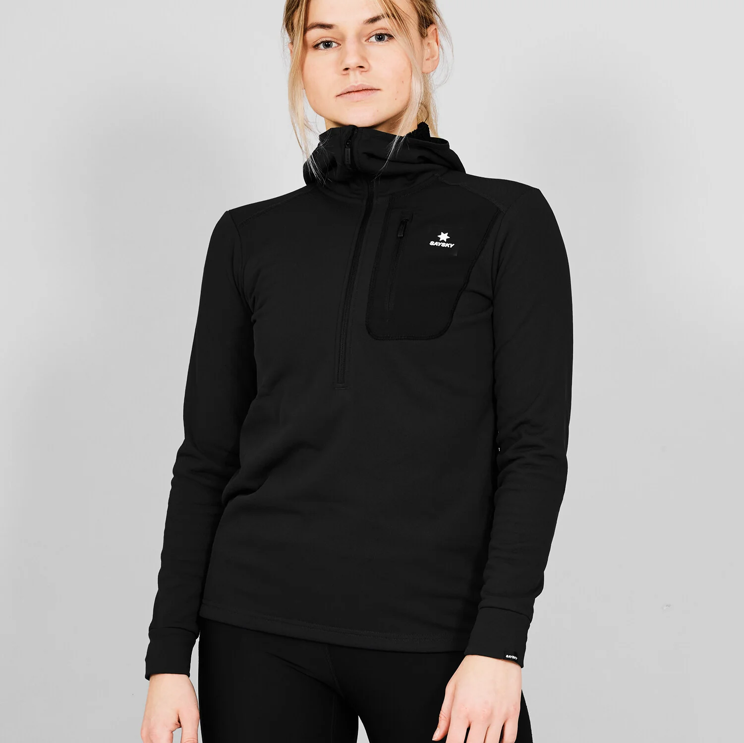 Combat Half Zip Fleece Hoodie