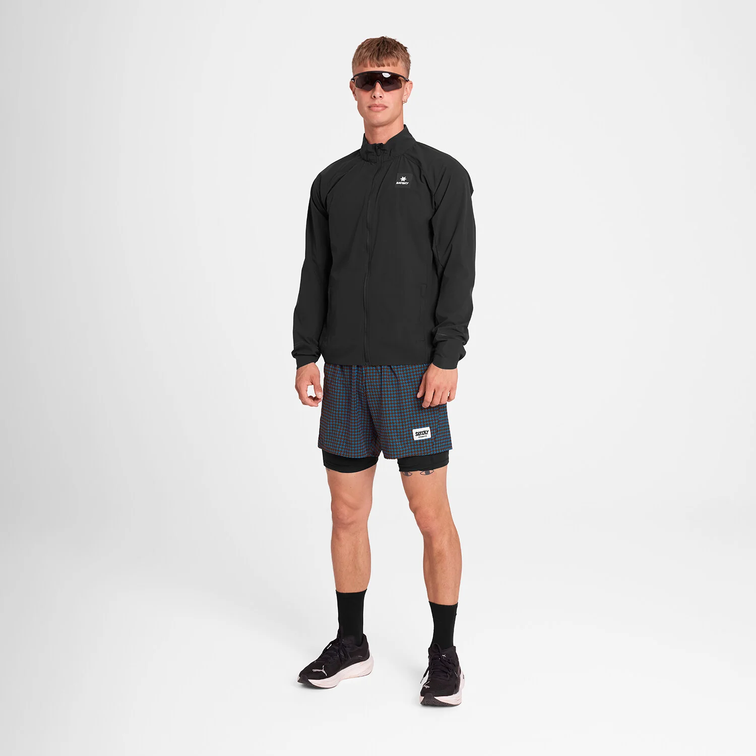 Houndstooth Pace 2 in 1  Shorts 5'' - Image 2